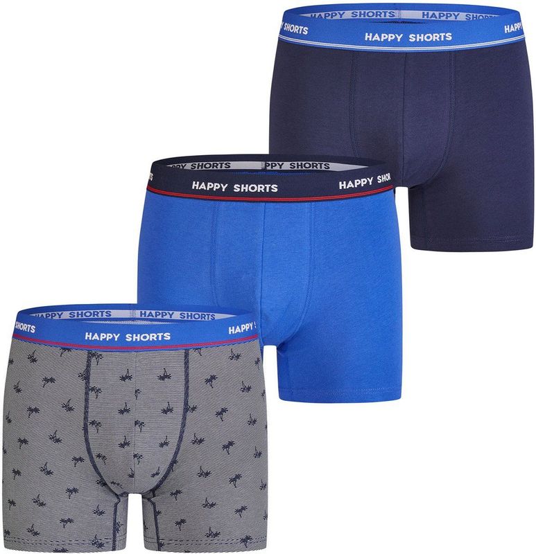Happy Shorts - Retro Boxer - Multi-Pack - Drie Stuks