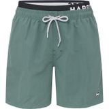 Happy Shorts - Zwemshort - Effen Kaki - Dubbele Waistband