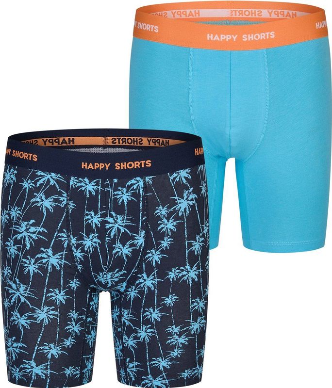 Happy - Wijde Boxershorts Heren - 3-Pack - Met Print