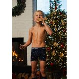 Happy Shorts - Kinder Boxershorts - Kerst Print - 2-Pack