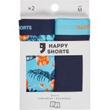 Happy Shorts - Boxershorts - Flower Print - 2-Pack - Katoen