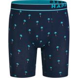 Happy Shorts - Boxershorts - Blue Palms Print - 2-Pack - Katoen en Elastaan
