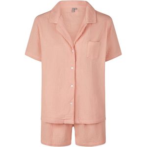 By Louise - Shortama - Katoen - Luchtig - Blouse met Kraag en Korte Broek