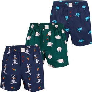 Phil & Co - Boxershorts - 3-Pack - Met Print