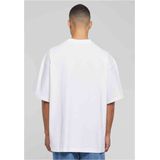 Merchcode - Spring - Rose Huge Heren T-shirt - Wit