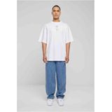 Merchcode - Spring - Rose Huge Heren T-shirt - Wit