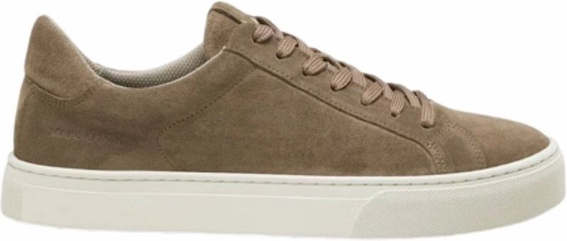 Marc O'Polo - Men Agar 1B - Sneaker - Donker Taupe - Rundsleer