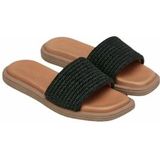 Marc O'Polo - Damesslippers - Effen - Katoenmix, Geitenleer