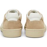 Sneakers - Color-Blocking - Glad Leer en Suède - Ronde Neus