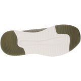 Sneakers - Effen - Leer, Gerecycled Materiaal - Profielzolen, Ronde Neus