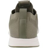 Sneakers - Effen - Leer, Gerecycled Materiaal - Profielzolen, Ronde Neus