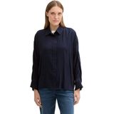 Blouse - Effen - Viscose - Lange Mouw - Normale Pasvorm