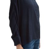 Blouse - Effen - Viscose - Lange Mouw - Normale Pasvorm