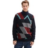 Tom Tailor - Pull - Mannen - 36456 navy red