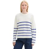 TOM TAILOR Denim Damestrui, 35924 - Placed Blue White Stripe, XXL