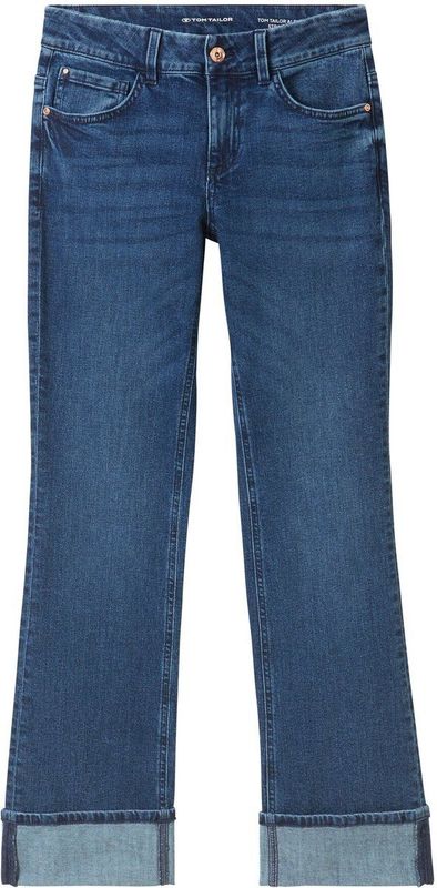 TOM TAILOR - Alexa - Jeans - Blauw Denim - Regular Fit - Mid Waist