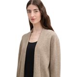 Cardigan - Blush Grey Melange - LENZING™ ECOVERO™