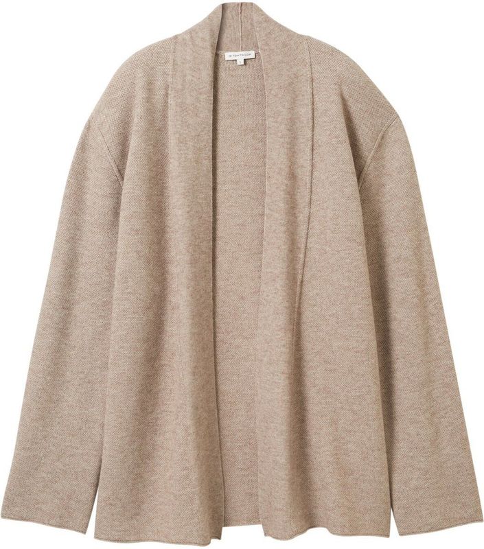 Cardigan - Blush Grey Melange - LENZING™ ECOVERO™