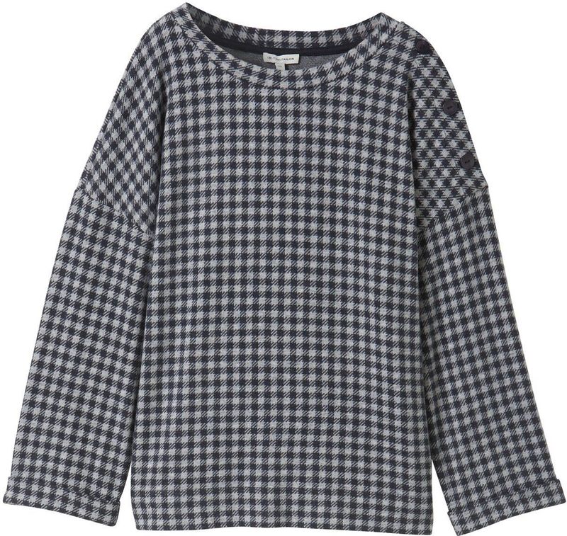 Sweatshirt - Ruitjespatroon - Onderhoudsvriendelijk - Zachte Vezels