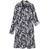Jerseyjurk - All-over Print - Viscose - Normale Pasvorm - Midi-lengte