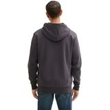 Tom Tailor - Capuchonsweatvest - Tarmac Grey - Met Capuchon