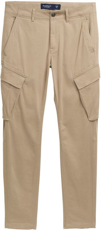 Casual Cargobroek - Zwart - Satijn - Taps Toelopende Pasvorm