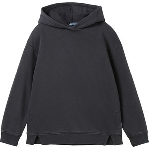 Tom Tailor - Oversized Hoodie - Effen - Mix van Katoen en Polyester - Print aan de Achterkant