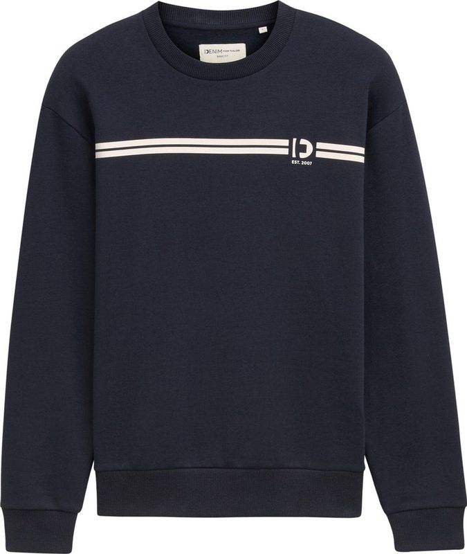 Tom Tailor Trui Sweatshirt Met Logoprint 1043299xx12 10668 Mannen