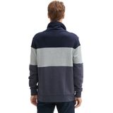 Tom Tailor - CUTLINE - Hoodie - Gestreept - 60% Katoen 40% Polyester