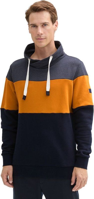 Tom Tailor - CUTLINE - Sweatshirt - Veelkleurig - 60% Katoen/40% Polyester