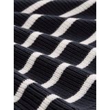 TOM TAILOR - Cardigan - Placed Navy White Stripe - Dames
