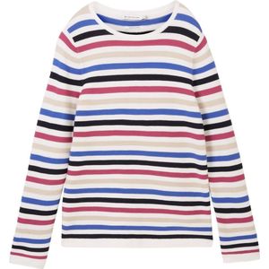 TOM TAILOR - 36208 - Gebreide Trui - Kleurrijk Knit Stripe Design