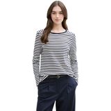 T-shirt - Gestreept - Lange Mouwen - Biologisch Katoen - Regular Fit