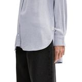 TOM TAILOR Denim Damesblouse, 10658 - Cement Grey Mélange, XL