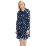 TOM TAILOR - 35918 - Damesjurk - Abstract Navy Floral Print