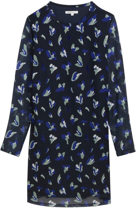 TOM TAILOR - 35918 - Damesjurk - Abstract Navy Floral Print