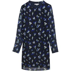 TOM TAILOR - 35918 - Damesjurk - Abstract Navy Floral Print