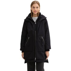TOM TAILOR Denim Winterjacke, mit Kapuze, mit Kapuze