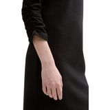 Vrouwelijke Jurk - 3/4 Mouwen - Ronde Halslijn - Zacht Katoen