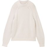 TOM TAILOR - Damestrui - Dusty Beige - Rib Structuur