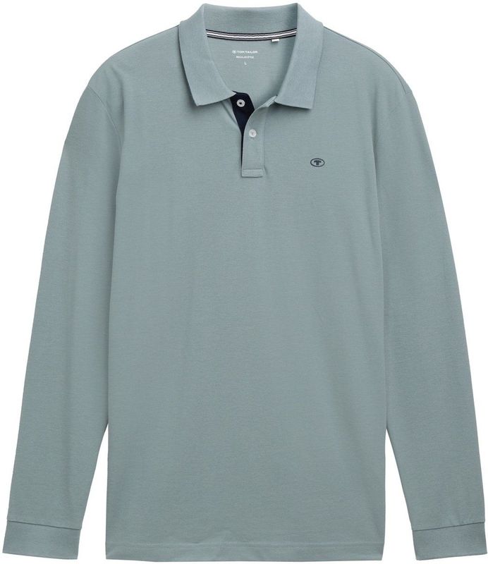 Tom Tailor - BASIC POLO WITH CONTRAST - Heren Poloshirt - Effen - 100% Katoen