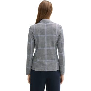 Tom Tailor - Easy Check - Blazer - Geruit - 62% Polyester, 35% Viscose, 3% Elastaan