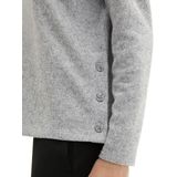 Tom Tailor - 1043168 - Sweatshirt - Geribbelde - 71% Polyester, 28% Viscose, 1% Elastaan