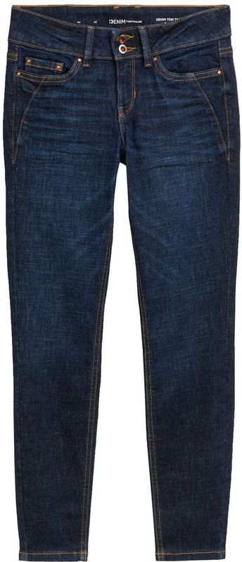 TOM TAILOR - Jona Extra Skinny Jeans - Used Dark Stone Blue - Dames