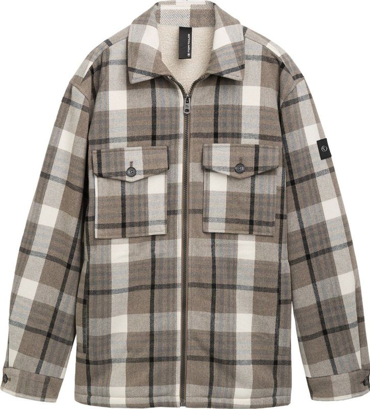 Tom Tailor Jas Geblokt Overshirt 1042473xx10 35775 Mannen