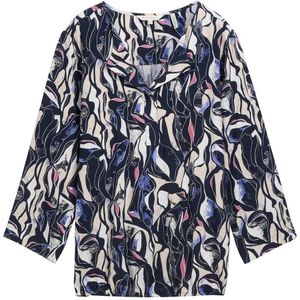 TOM TAILOR - Organic Shapes Design - Damesblouse - Geometrisch Patroon