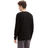 TOM TAILOR - Denim - Trui - Zwart - Basic Fit