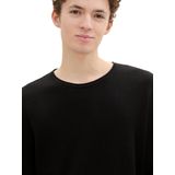 TOM TAILOR - Denim - Trui - Zwart - Basic Fit