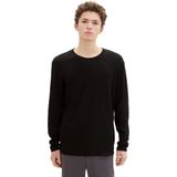 TOM TAILOR - Denim - Trui - Zwart - Basic Fit