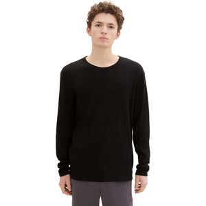 TOM TAILOR - Denim - Trui - Zwart - Basic Fit